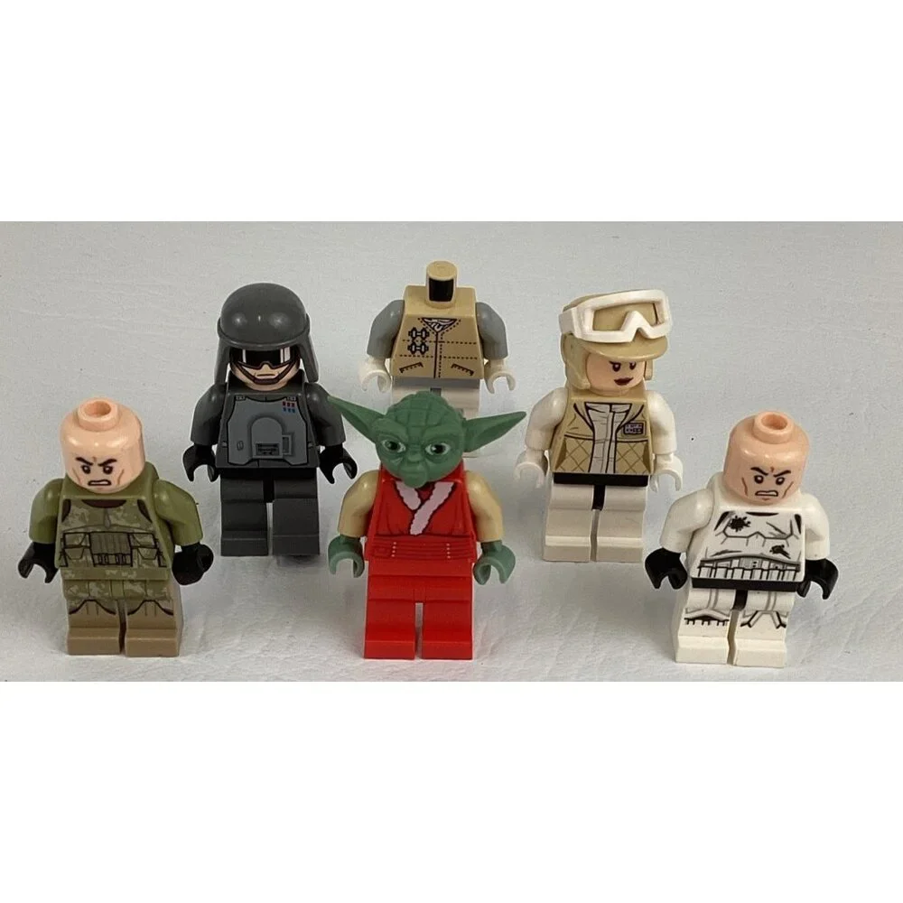 Lego Star Wars Minifigures Mini Figure Lot Hoth Santa Yoda Imperial Officer Part